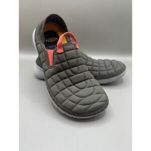 Merrell Hut Moc Women’s Slip-On Loafers Olive/Coral Size 7 (J75570)